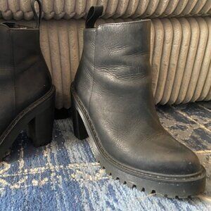 Dr. Martens Magdalena Leather Heeled Boots